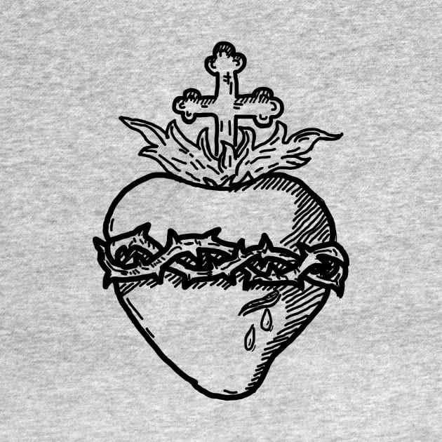 Sacred Heart by tabernacletshirts